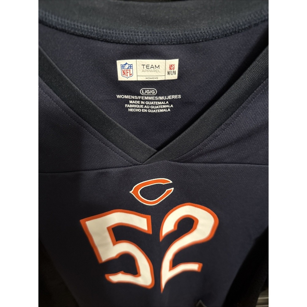 Khalil MACK #52~NFLPA‎ V-Neck Jersey~Women's Size Large-NEW w/tags